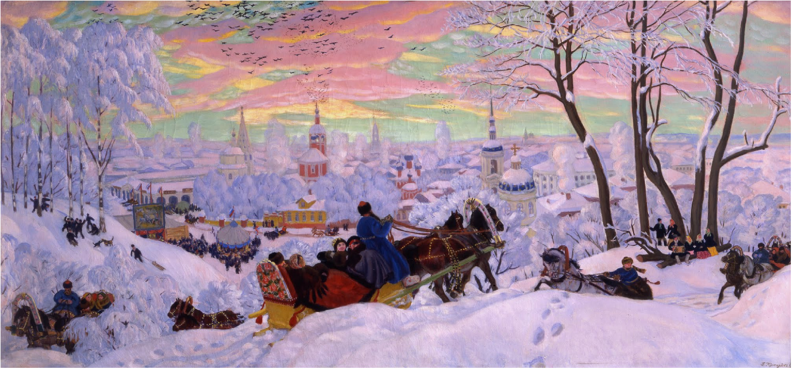 Escena artística asociada al invierno