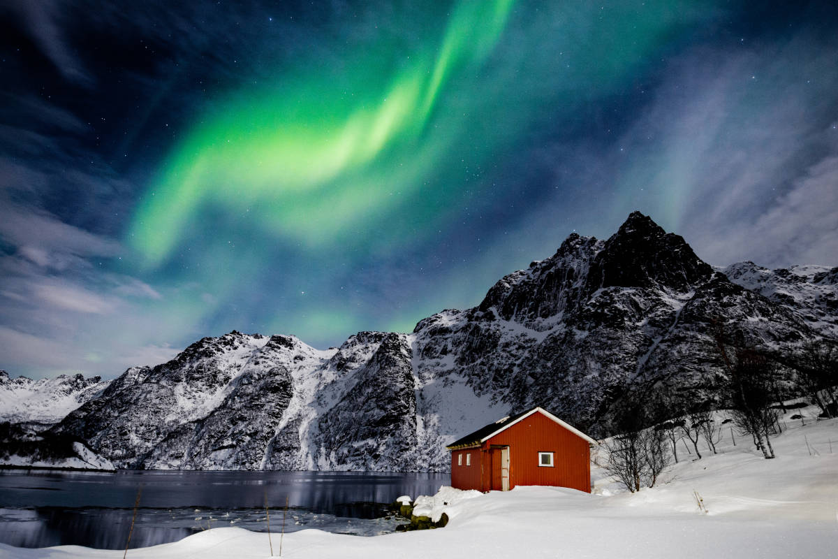 Aurora boreal en Svolvaer